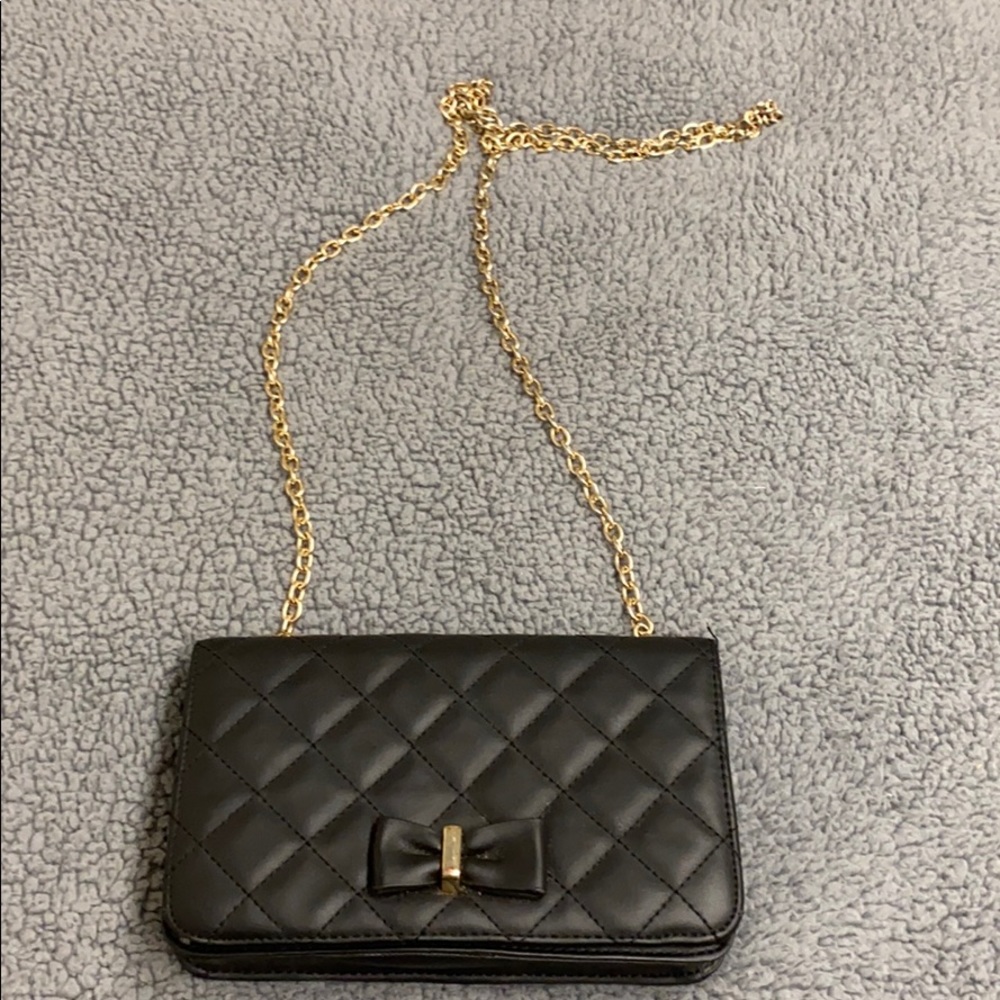 Black cross body bag